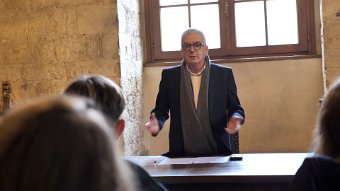 Begrüssung durch Bürgermeister ,  Saluto del sindaco  Giacomo Santi